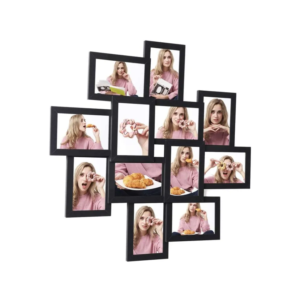 12 Cadres photo noir-SONGMICS HOME