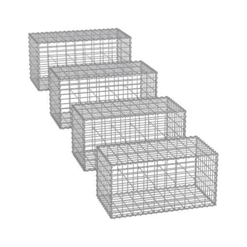 4 Gabions 100 x 50 x 30 cm-SONGMICS HOME Online