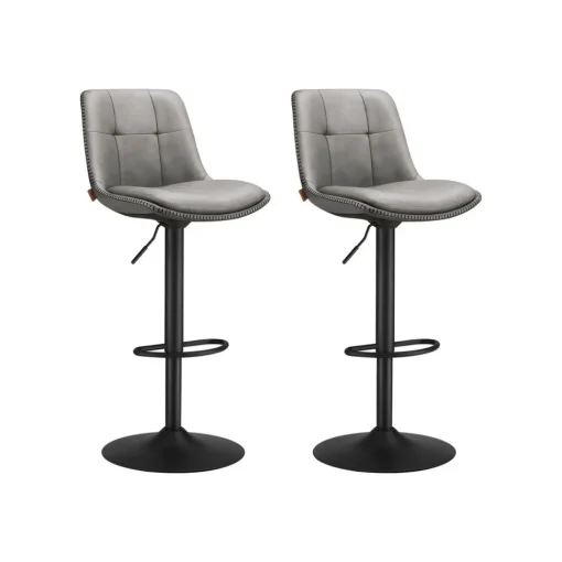 2 Tabourets de bar Marron Caramel-SONGMICS HOME Online