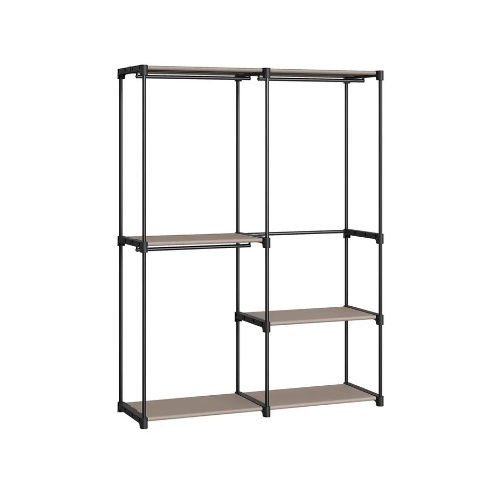 Armoire ouvert noir-SONGMICS HOME