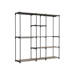 Armoire ouvert noir-SONGMICS HOME