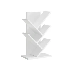 Bibliothèque arbre avec étagères à 5 niveaux blanc nuage-SONGMICS HOME Hot