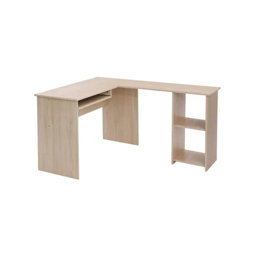 Bureau informatique en L blanc-SONGMICS HOME Online