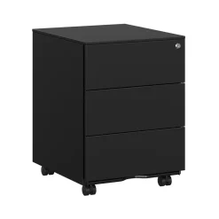 Caisson de bureau mobile avec 4 tiroirs noir d'encre-SONGMICS HOME Best