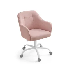 Chaise de bureau ergonomique en tissu peluche beige cappuccino-SONGMICS HOME Hot