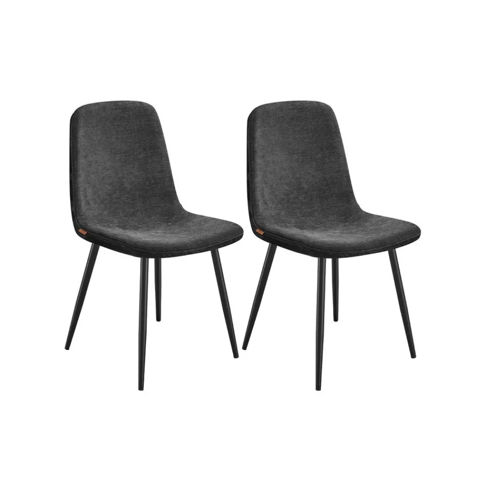 Chaises de salle à manger lot 4 Blanc Crème-SONGMICS HOME Best