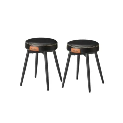 EKHO 2 Tabourets de salle à manger moderne mi-siècle marron caramel-SONGMICS HOME Hot