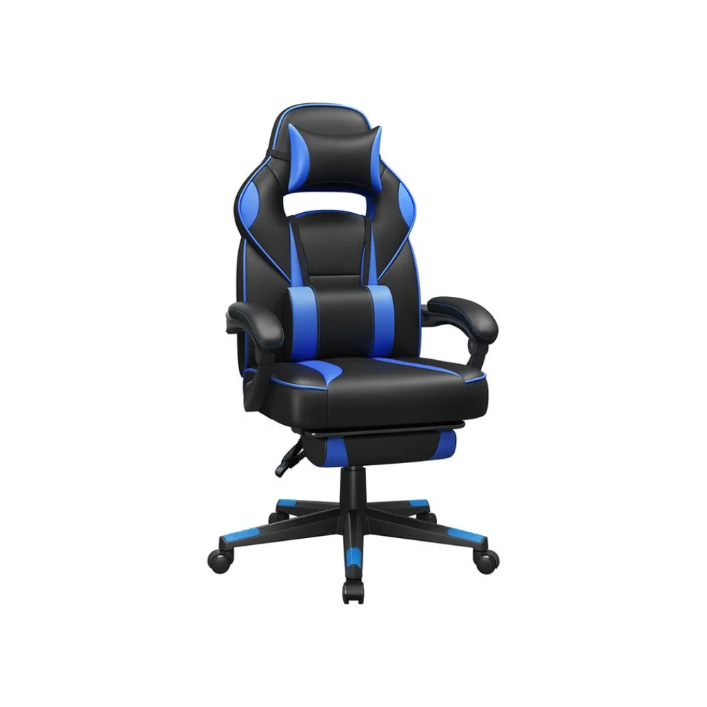 Fauteuil gamer noir gris-SONGMICS HOME Online