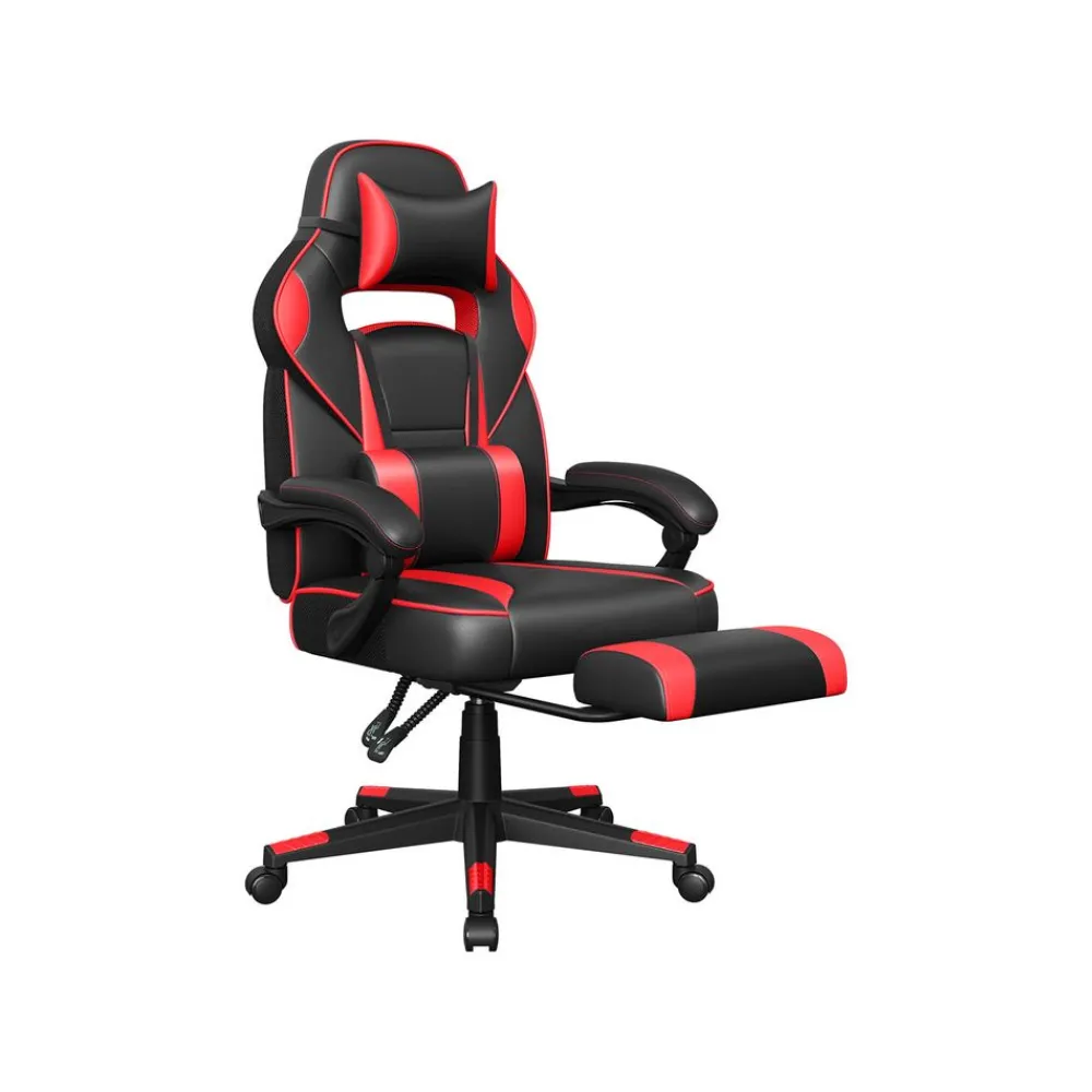 Fauteuil gamer noir gris-SONGMICS HOME Online