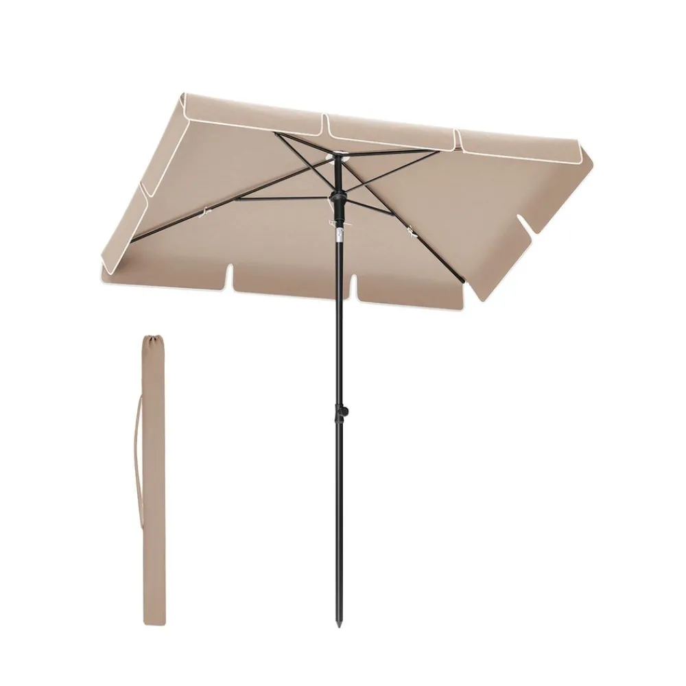 Parasol 230 x 150 cm beige-SONGMICS HOME Hot