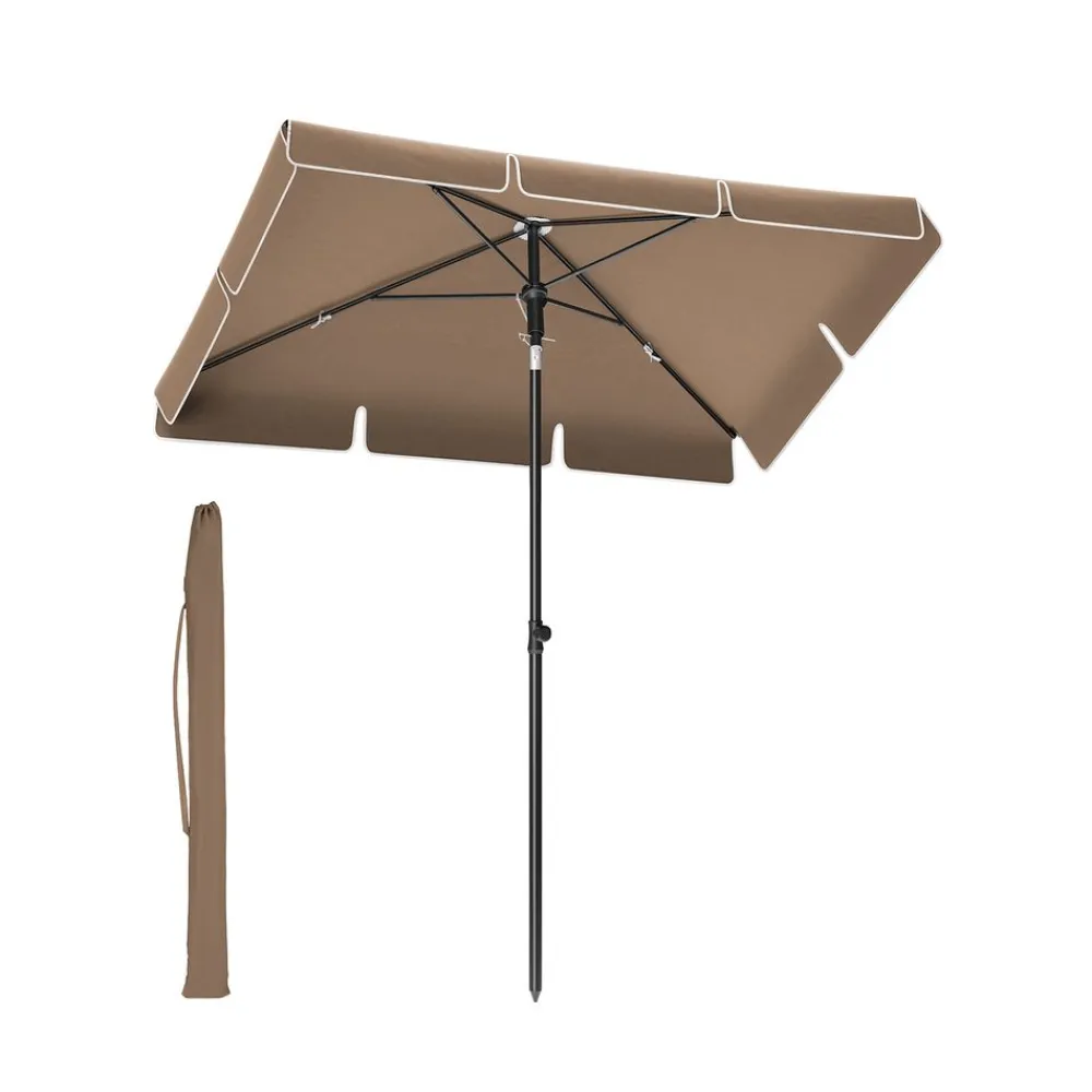 Parasol 230 x 150 cm beige-SONGMICS HOME Hot