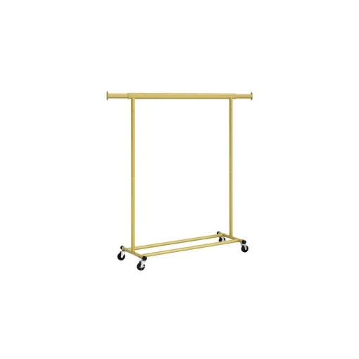 Portant à vêtements avec roulettes capacité 90 kg rose bonbon-SONGMICS HOME Outlet