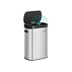 Poubelle automatique en acier avec capteur et fermeture douce-SONGMICS HOME Online