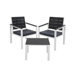 Salon jardin noir-SONGMICS HOME Sale