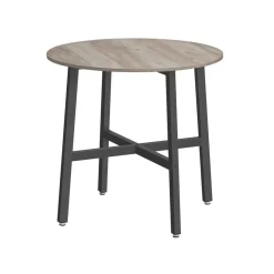 Table à manger marron rustique et noir-SONGMICS HOME Sale