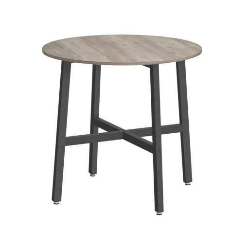 Table à manger marron rustique et noir-SONGMICS HOME Sale