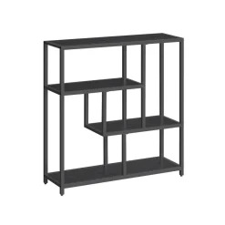 Étagère 4 niveaux transparent et doré clair-SONGMICS HOME Outlet