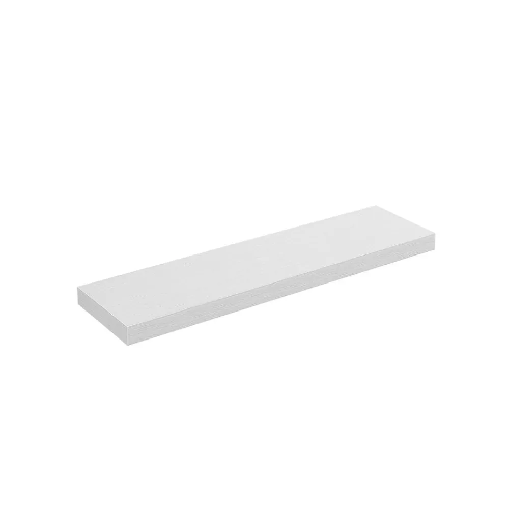 Étagère murale 20 x 80 x 3,8 cm suspendue pour cadres photo blanc érable-SONGMICS HOME