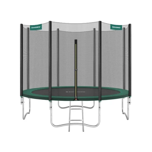 Trampoline Ø305 cm bleu avec filet de protection et échelle-SONGMICS HOME New