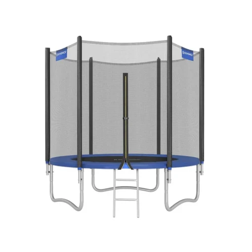 Trampoline Ø305 cm bleu avec filet de protection et échelle-SONGMICS HOME New