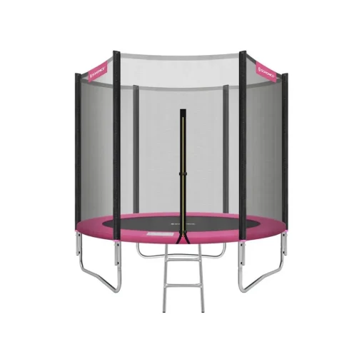 Trampoline Ø305 cm bleu avec filet de protection et échelle-SONGMICS HOME New