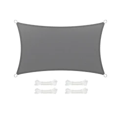 Voile d’Ombrage 3 x 5 m-SONGMICS HOME Discount